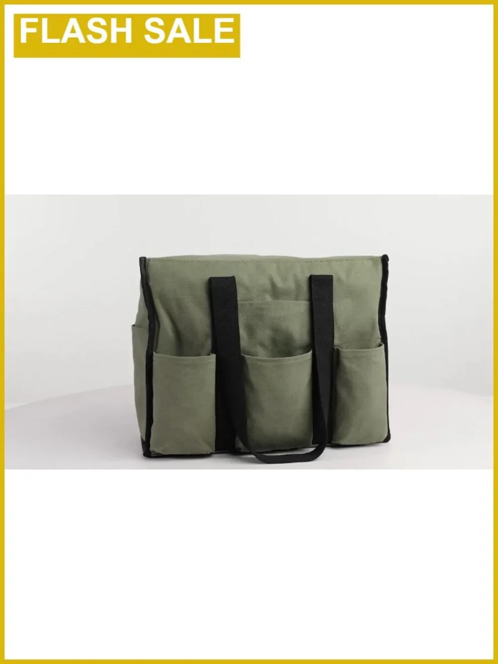 Large Waterproof Tote Bag 12 Pockets Zip Travel Work Teacher Nurse